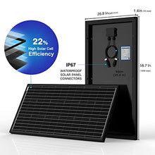 PowerECO 3x200W watt Solar kit,High Efficiency Black PV Module Power 600W Mono RV Solar Panel for 12/24 Volt System,RV Marine Boat Cabin and Other Off Grid System