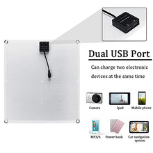 Solar Panel Kit,Flexible Solar Panel,80W Monocrystalline System Kit Battery Charger Maintainer, for Camper Boat Home Portable Cell Van