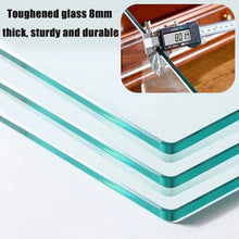 Tempered Glass Table Top, Glass Table Top, Thick Tempered Glass Table Top, Tempered Glass Table Top, Flat Tempered Glass Table Top, Glass Dining Table, with Flat Polished Edge ( Size : 100x60cm )