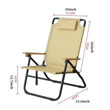 POLGDW Patio Folding Chairs, Stackable Outdoor Sling Patio Dining Chairs with Armrests, Camping Beach Chair for Lawn, Camping, Dining, Beach, Metal Frame, No Assembly (Color : /Green)