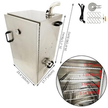 TECHTONGDA Electric Smoker 25.4 Gallon Digital Vertical Meat Smoker 12Hour Sausage Smoke Oven 5 Detachable Racks 95-248℉