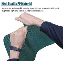 Heavy Duty Round Pool Cover Winter,In-Ground Swimming Pool Safety Cover,Green Mesh,5ft/6ft/7ft/8ft/10ft/12ft/14ft/15ft/18ft/24ft Large,Custom Size (Size : 18ft/5.5m)