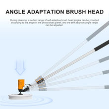iumLeap Brushless Motor Solar Panel Cleaning Brush, Water Fed Pole Rotating Brush, with Aluminum Alloy Extension Rod, Automatic Water Supply Cleaner(Lithiumbattery-5.5m)