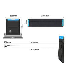 XTAR SP150 150W Portable Solar Panel for Power Station, Foldable Solar Charger with Adjustable Kickstand, Highly Efficient Panel for Outdoor Camping RV Off Grid System