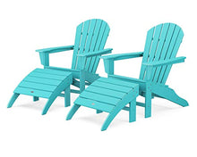 POLYWOOD South Beach 4-Piece Adirondack Set