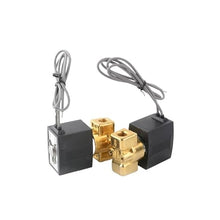 VX2120 G1/8 1/4 3/8 Brass Solenoid Valve 2 way 2 position Air Steam Water Valve Normal Close Type(VX2120 06 G1-8,DC24V_5PCS)