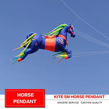 Ruiyang Giant Horse Kite Pendant Adult Soft Inflatable Nylon Blue