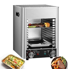 RoyceBee 1472°F Electric Steak Broiler, Tabletop Broiler, Portable Steak Cooker, Stainless Steel Outdoor BBQ Machine with Tray & Grill &Handle for Steak, Burgers, and Pizza