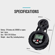 FRAHS Digital Anemometer, Handheld Wind Speed Meter, LCD Backlight Wind Speed Meter for Measuring Wind Speed