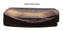 Genuine Ohana Outdoor Patio Wicker Furniture 7pc All Weather Round Couch Set with Free Patio Cover