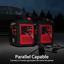 PowerSmart 2500-Watt Portable Inverter Generator with Super Quiet for Camping