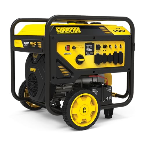 Champion 15,000-Watt Electric Start Portable Generator