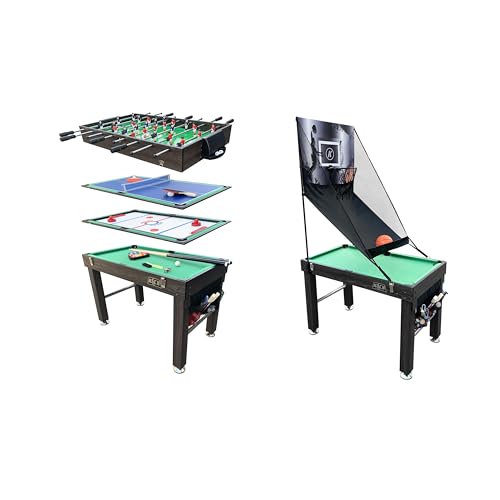 KICK Minotaur 48" 5-in-1 Multi-Game Table Brown