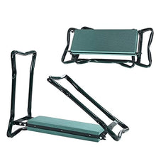 KANDUO Garden Kneeler, Portable Garden Kneeler Seat, Foldable Garden Bench with EVA Foam Pad & Tool Bags, for Outdoor Gardening