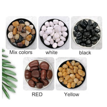 Pebble building decoration stone ground construction wall decoration stone landscape rain flower stone (Diameter 40-60MM/red/110lb)