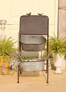 OJKJGYTF Iron Flower Stand, Indoor&Outdoor Plant Stand,Flower Stand Shelf, Flower Shop Cafe Shop Display Stand Stand