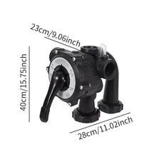 SP0710XR50 Backwash Valve Coupling with 1.5 inch Ports Replacement for DE Filter Multiport