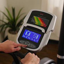 Sunny Health & Fitness Electric Elliptical Trainer with Programmable Monitor - SF-E3875 Black