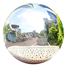 LXLIGHTS RT-OSXE Reflective Garden Gazing Balls, Reflection Beautiful View Christmas Decorations Ball, 1mm Thick Stainless Steel Garden Seamless Hollow Polished Ornaments Sphere, 20 Sizes