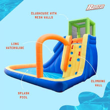 BANZAI Splash Falls Inflatable Water Park Multi