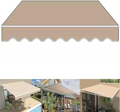 Replacement Fabric for Retractable Patio Awning (only Fabric) Sol Shade Window Window Window of The Canopy Dosel of The Waterproof Polyester Umbrella