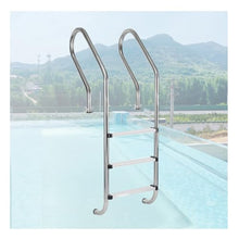 Underground Swimming Pool Ladder, Pool Equipment Climbing Ladder, 250kg Load Capacity, Suitable for Spas and Water Parks(3 Steps)