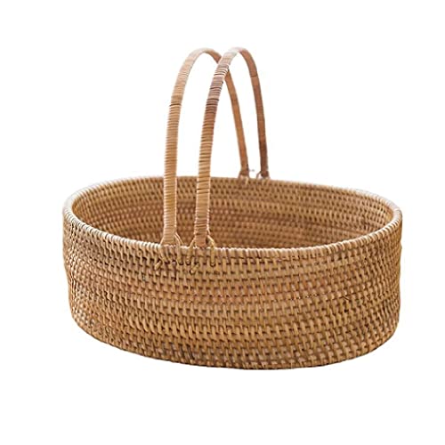 Storage Basket,Versatile Handwoven for Home and Outdoors – Ideal for or Picnics!