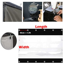 AMEPOO Outdoor Curtains, Garden Waterproof Curtain, Outdoor Plastic Cover for Pergola Heavy-Duty Tarpaulin for Pergola, Porch, Gazebos(15' x 25')