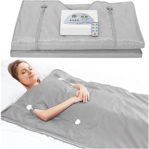 TZLGMDER Sauna Blanket Fat Burning Slimming Weight Loss Spa Detox Heating Blanket for Home Body Shaping