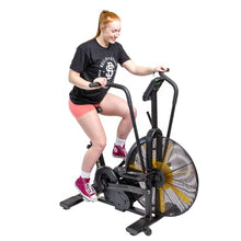 Bells of Steel Stationary Blitz Air Bike Exercise Bike - Belt Driven with Phone and Bottle Holder - 25-in Fan Diameter