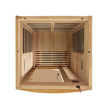 Dynamic Barcelona 1-2 Person Hemlock Wood Low EMF FAR Infrared Sauna Dark Honey Stain