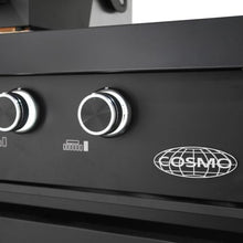 58 in. Newport Coll 6 Burner Propane Grill, Side Griddle, Matte Black