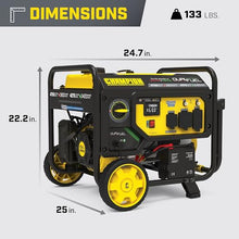Champion 4750-Watt Electric Start Dual Fuel Portable Generator, CARB