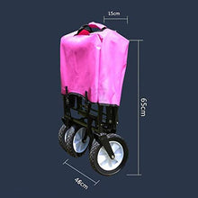 Folding Garden Trolley Cart Heavy Duty Wagon Multi-Function Shopping Cart Load：80kg