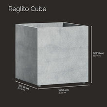 COSAPOTS Reglito Cube Planters for Outdoor Plants, Square Indoor/Outdoor