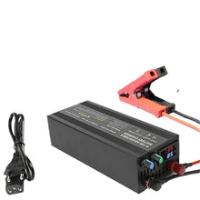 sujeniir Lithium Battery Charger 14.6V 80A 100Ah Solar Charger Current Voltage Adjustable for 12V 15V Lifepo4 Lithium Universal Chargers(100A withClip Single,UK Plug)