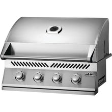 Napoleon Built-In 500 Series 32-Inch Built-In Gas Barbecue Grill Head - BI32NSS - Marine Grade Stainless Steel, Natural Gas, 4 Main Burners, 7.5 mm Stainless Steel Grids, Dual Level Stainless Steel Sear Plates