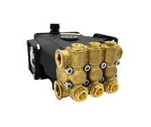 Annovi Reverberi RCV2G22D-F7 ¾” Hollow Shaft Replacement Commercial Pump. 2200 PSI, 2 GPM, 186 Bar, 3400 RPM, Brass Head, D Version Style Pressure Washer Pump, Aluminum Connection Rods.