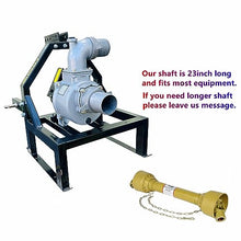 Sigma 4-Inch PTO-Driven Clear Water Pump with 3-Point Hitch & Shaft Gear Drive – Tractor-Powered, 30 PSI Output, 16–20 feet Lift