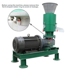 TECHTONGDA 8mm Die Wood Pellet Mill Pelletizer Press Machine Output 132 LBS/H Dual Press Rollers Suitable for Straw Peanut Shells Waste Paper Pellets for Heating & Power Generation 220V