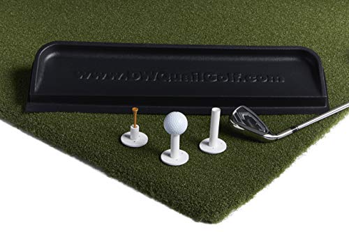 DURA-PRO Perfect Reaction Golf Mat 5x5 Feet Premium Turf Indoor/Outdoor - Golf Stance Mat with Accessories