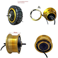 Generic 11" Gold 60V 3000W Electric Scooter Hub Motor