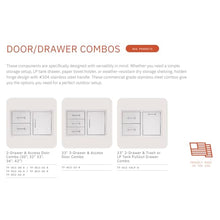 TrueFlame 36-Inch 2-Drawer & Access Door Combo