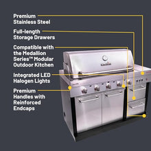 Charbroil Medallion Series Modular Outdoor Kitchen Amplifire 5-Burner Gas Grill - 463246118