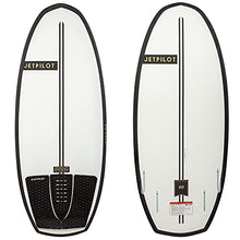 Jet Pilot Freeboard Division Black Flag Wake Surfboard 4ft 4in - EVA Traction Pads Quad (4) Fin, Carbon Fiber Base