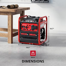 AMERISUN 4500W Open Frame Gas Inverter Generator, CO Alert, 30A RV Outlet