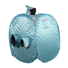 POGHDBXA Sauna Accessories, Portable Personal Sauna Tent, Foldable SPA, Mini Full Body Warming Tools with Fast Heating Double Zipper(Blue)
