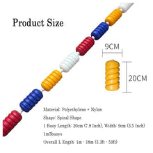 JDXQBLD Pool Safety Divider Swim Lane Line,60Ft Pool Break Waves Safety Rope,with 5 Floats Swimming Pools Buoy Line for Shallow Beaches/Hot Springs，Nylon Rope 50ft/15m
