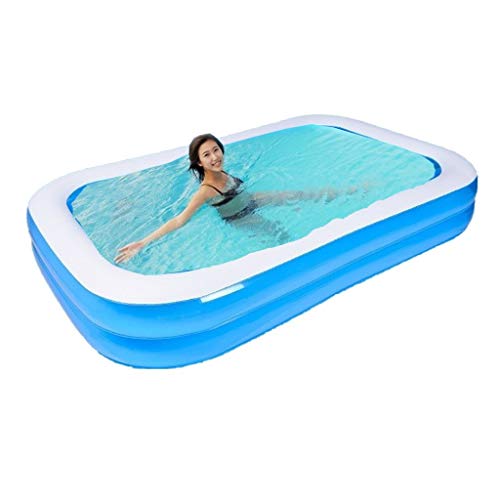 Swimming Pool for Kids, Swimming Pool Oversize Design 1-6 People Use, Pools for Kids and Adults Diameter 305x183x50cm Family Playing Water