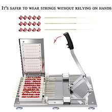 UYCVT Automatic Meat Skewer Machine, Barbecue Skewer Artifact, Stainless Steel Fast and Portable Meat Skewer, 10-Hole Barbecue Skewer Maker, Barbecue Grill Set Accessories, Suitable for